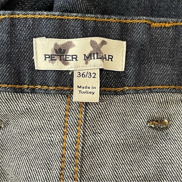 Peter Millar Pilot Mill Denim Jean classic preppy office business casual - Picture 10 of 13